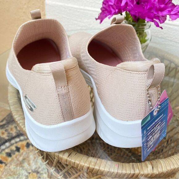 SKECHERS STRETCH FIT AIR COOLED MEMORY FOAM SNEAKERS 9 TAUPE - Picture 15 of 16